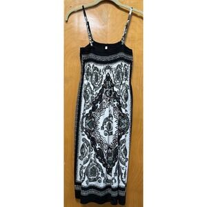 India Boutique One Size Spaghetti Strap Sundress Dress Smocked Top
